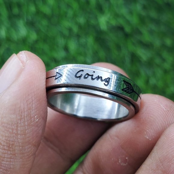 "6MM Stainless Steel Fidget Ring for Men/Women, AAAQL1008 - Picture 11 of 12